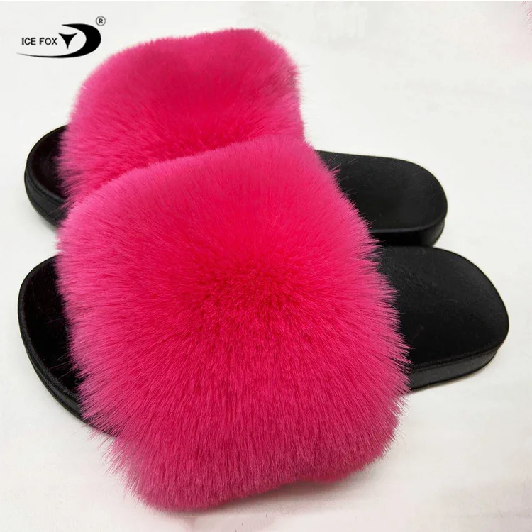 

Fashion Open Toe Cross Band Soft Fuzzy Plush Fluffy Bride House Fur Slides Sandals Slippers With Rhinestones, Customized color