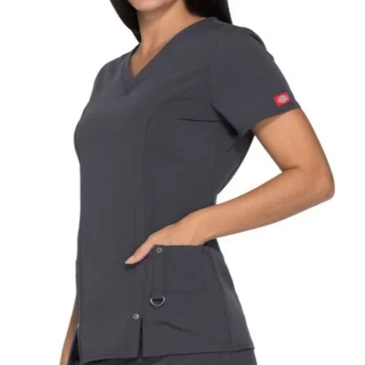 

2021 best selling high quality factory direct sale hospital uniforms dickies style nurse dentist clinic scrubs top, Customized