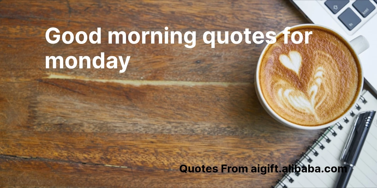good morning quotes for monday