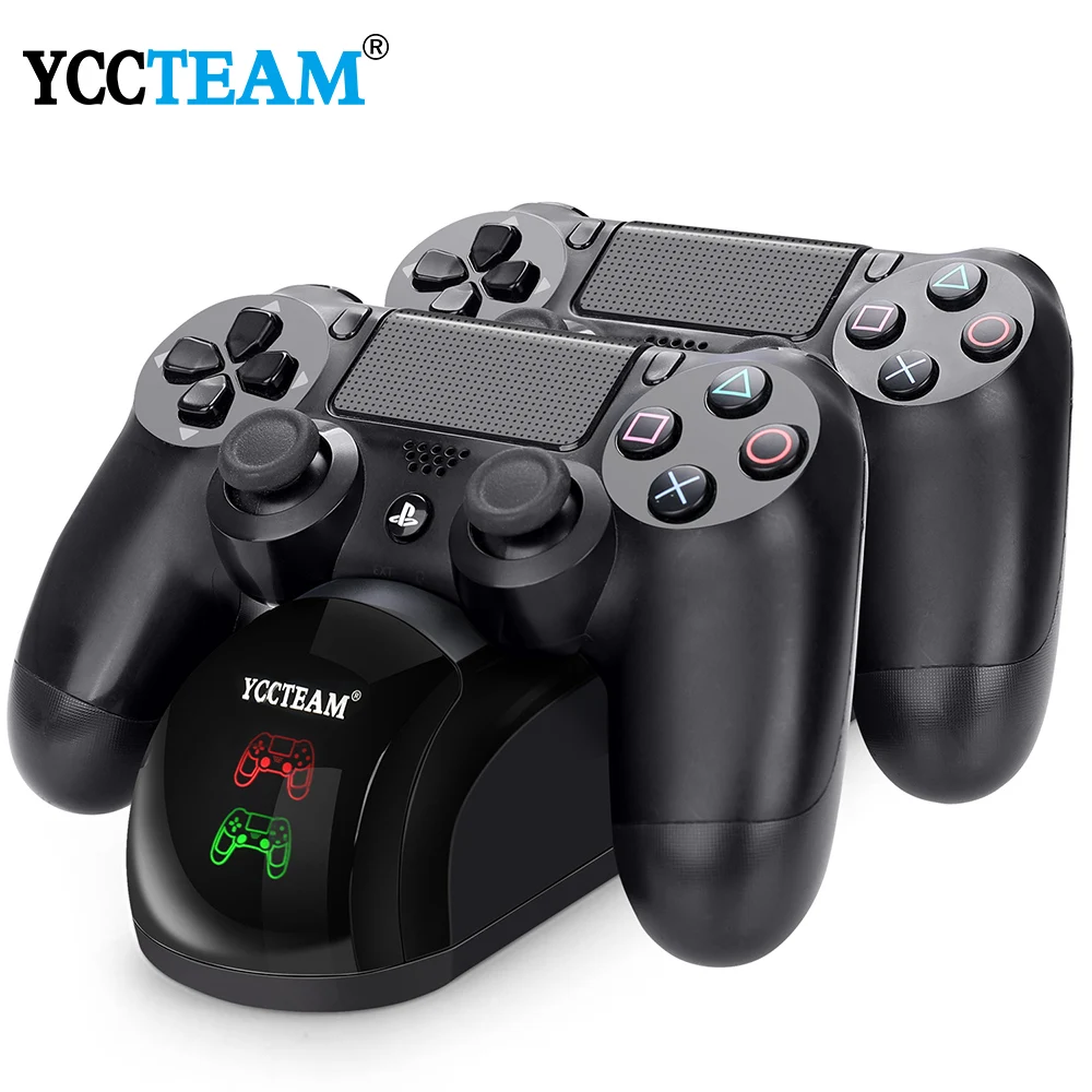

New ps4 controller dual charger for playstation 4 console controller, Black