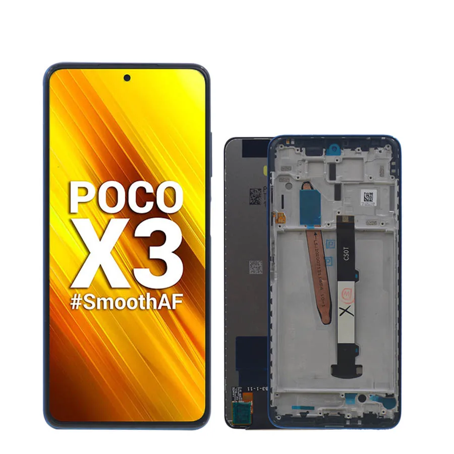 

6.67''Display For Xiaomi poco x3 Display Touch Screen Digitizer MZB07Z0IN MZB07Z1IN for poco X3 Digitizer