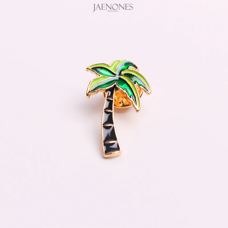 

JAENONES Hot Selling Fashion Customize Cartoon Enamel Animal Plant Eye Logo Brooch Sets Small Brooch Pin For Women