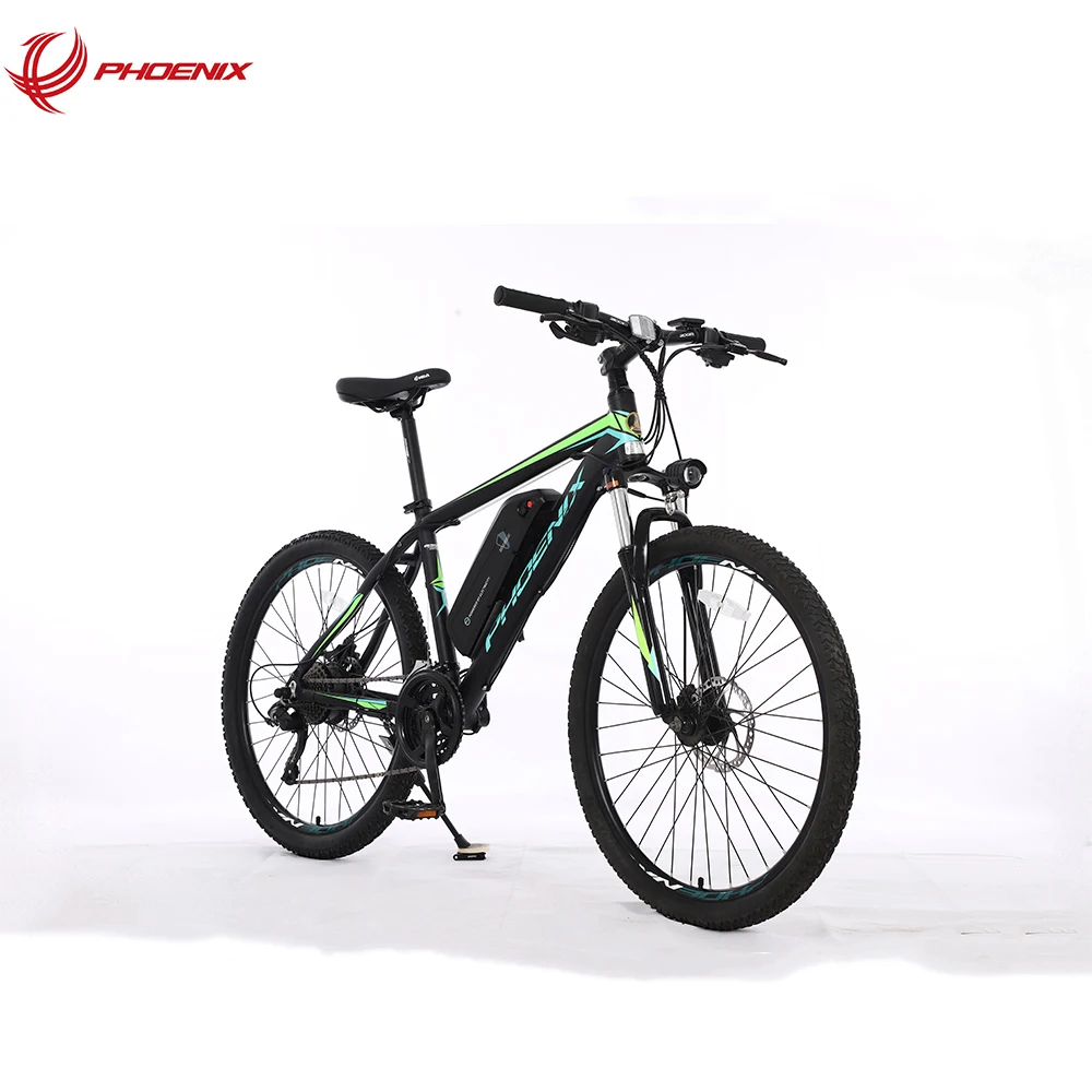 

PHOENIX Adult Electric Bicycle 7.8 AH Aluminum 26 Inch Frame Brushless Back motor 36V 250W LED Display ebike