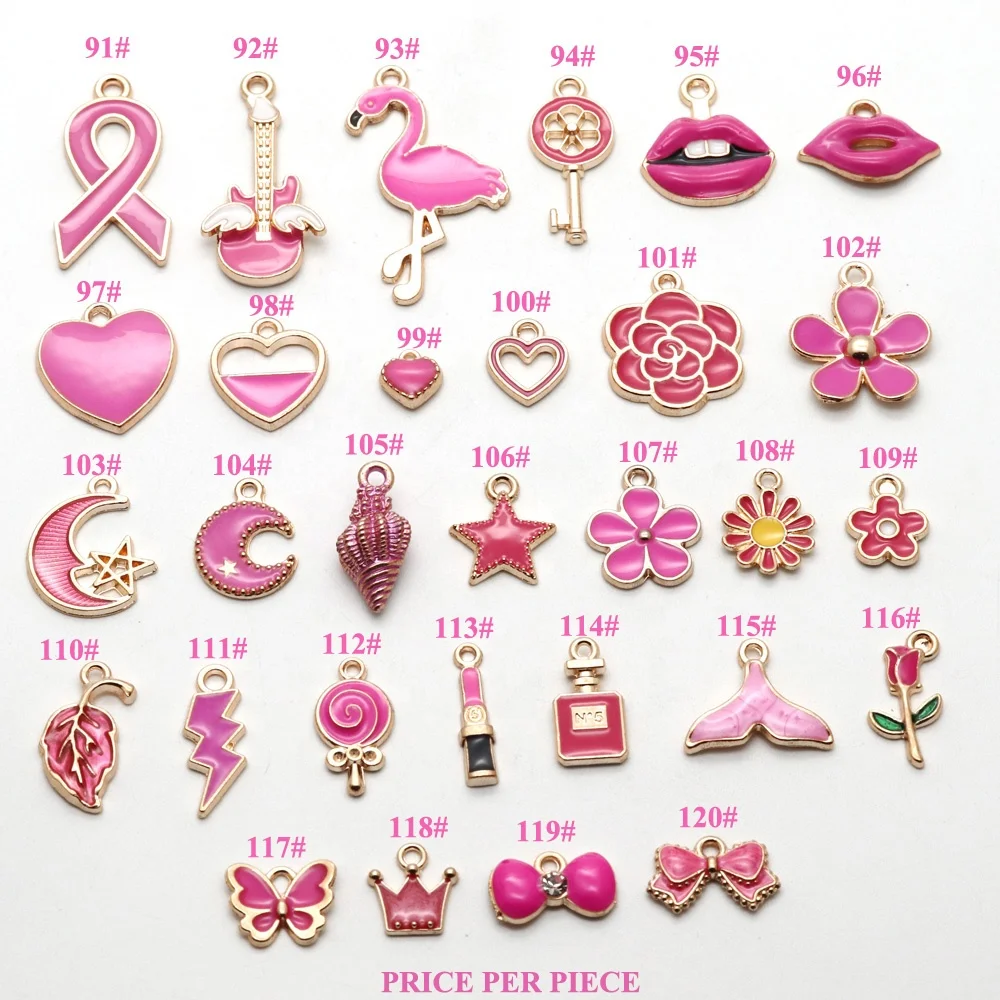 

fashion charms for jewelry making enamel charms for key chain bracelet earrings necklaces DIY jewelry charms