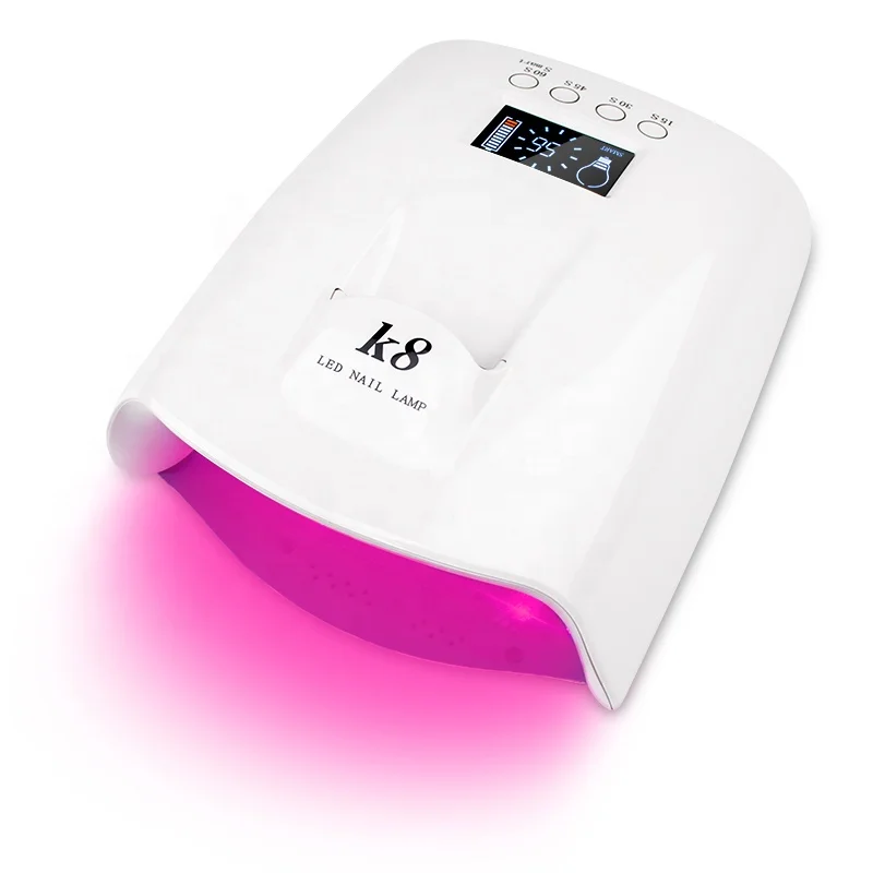 

60 Watter Sun UV Led Nail Lamp for Led UV Gel Nail Polishing With Cordless Rechargeable Practical Portable Table Nail Lamp