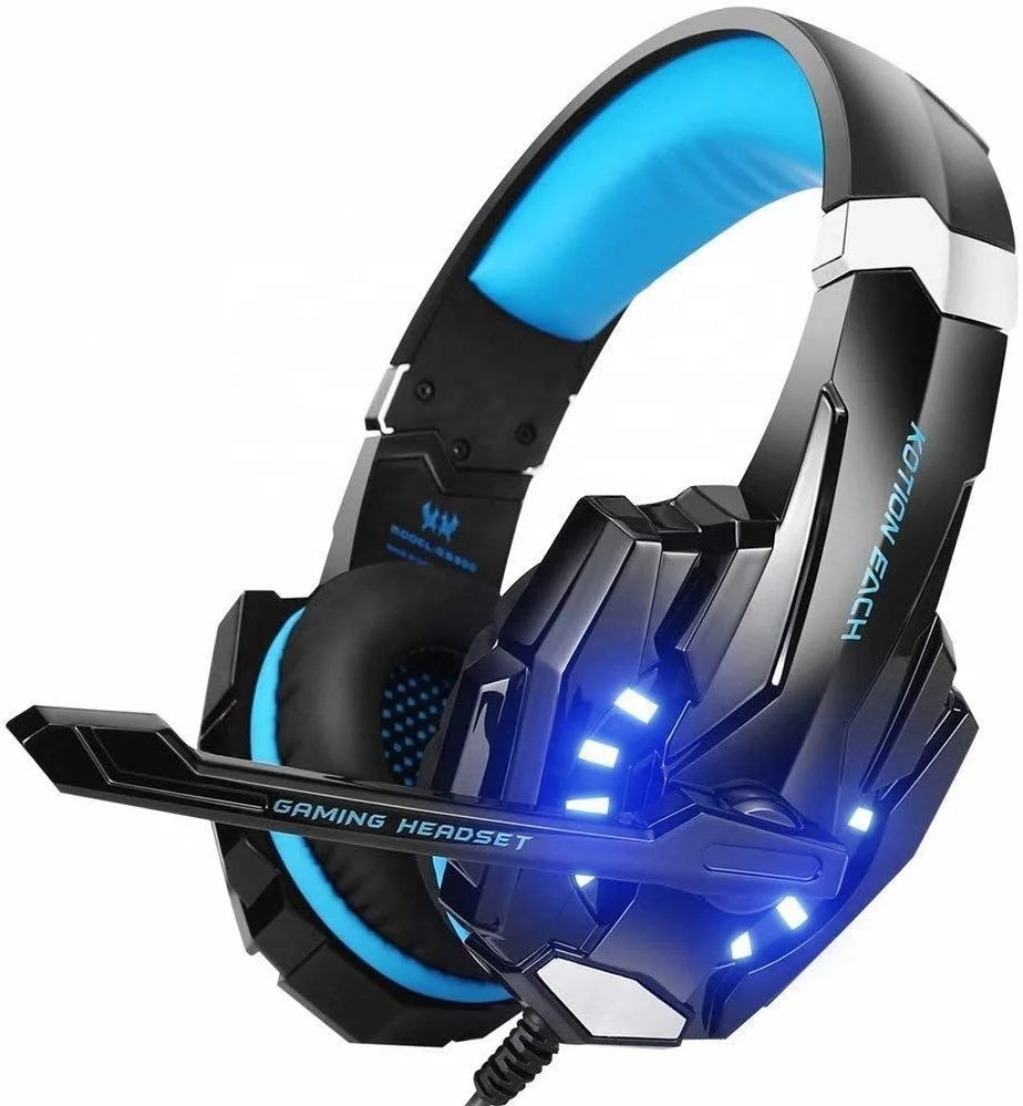 

Computer Accessories G9000 Game Headset 3.5 Stereo Noise Reduction Headphones Led Light Microphone Pc Ps5