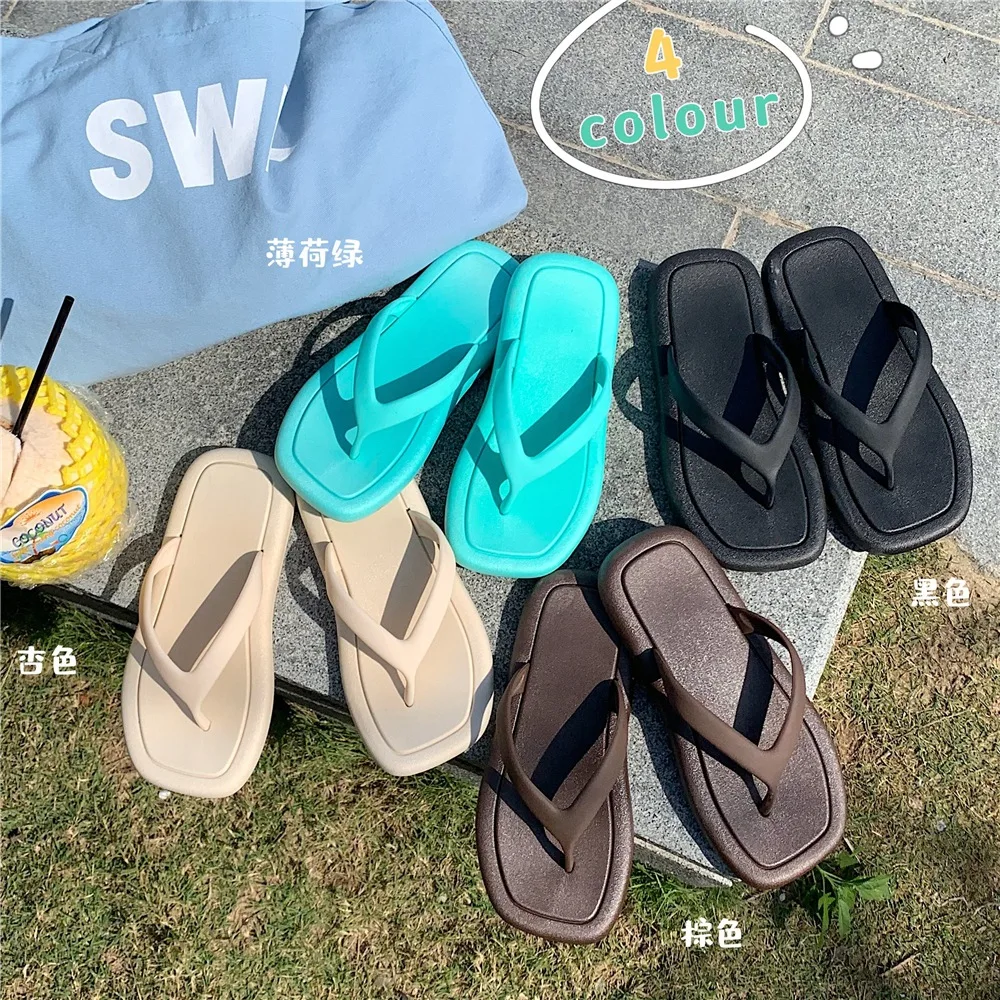

Slippers For Ladies Large Size Shoes Women Soft Flip Flops Sandals Rubber Slippers Women Latest Design Ladies Flat Sandals