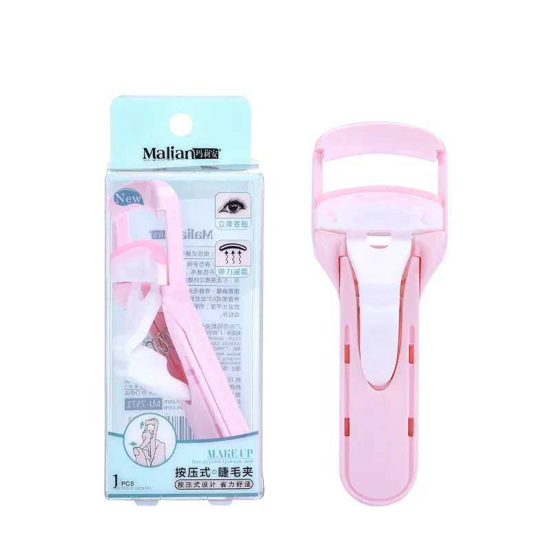 

Press on mini eyelash clip ABS elastic handle curling eyelash clip