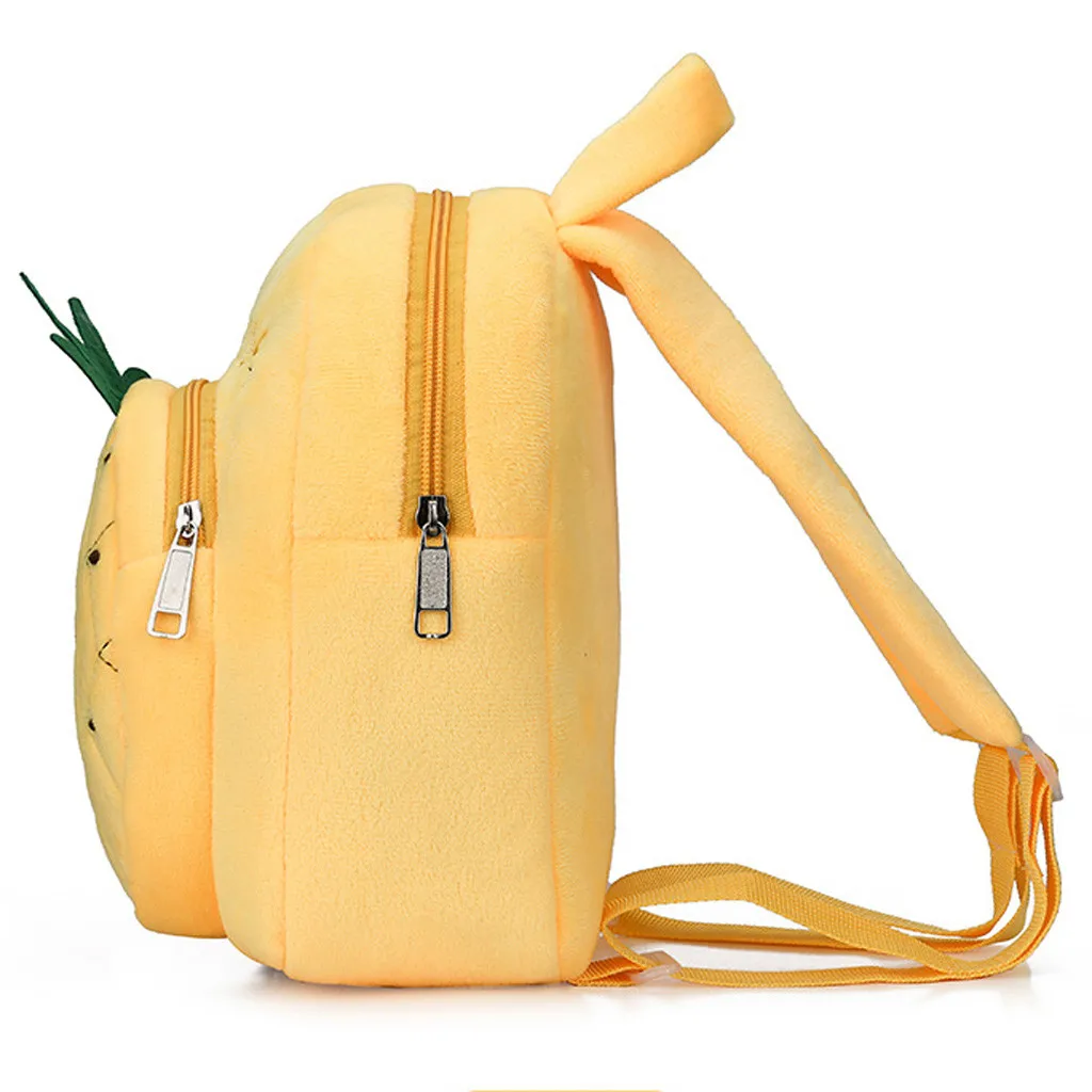 product-GF bags-mochilas 3D Cartoon school Childrens Backpack Fashion Fruit Embroidery Plush Mini Zi-1