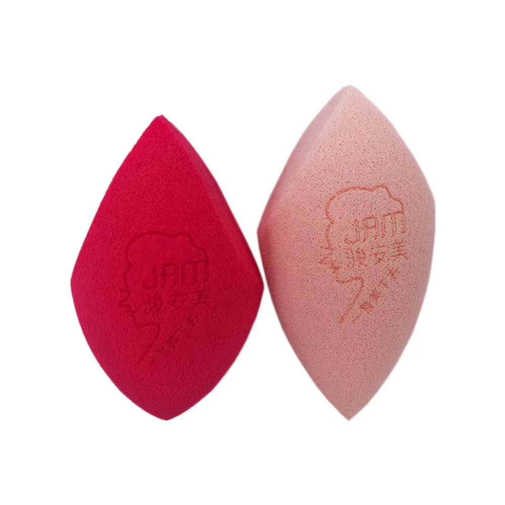 

2020 custom laser logo / oval shape Multi Colors Latex free Hydrophilic beauty Sponge super soft Makeup Sponge, Customized color