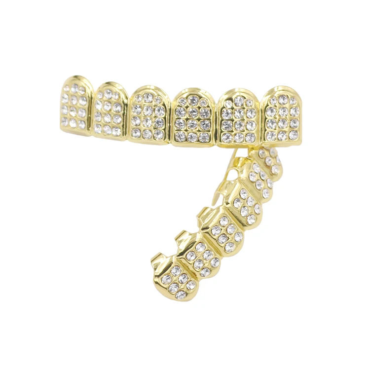 

teeth braces dental zirconia crowns gold plated teeth grillz