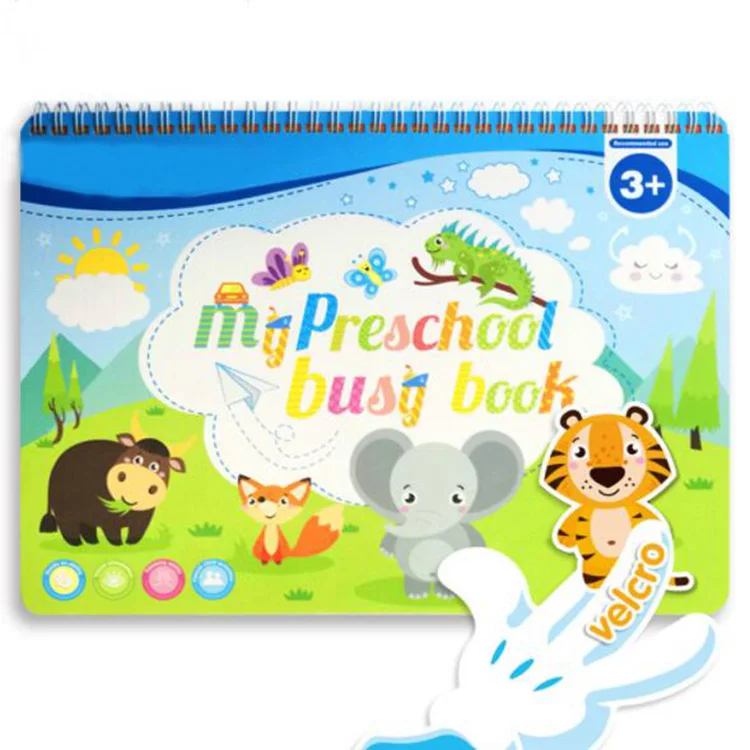 

Educational Toddler Busy Book 12 theme quiet book Montessori Toys for Toddlers