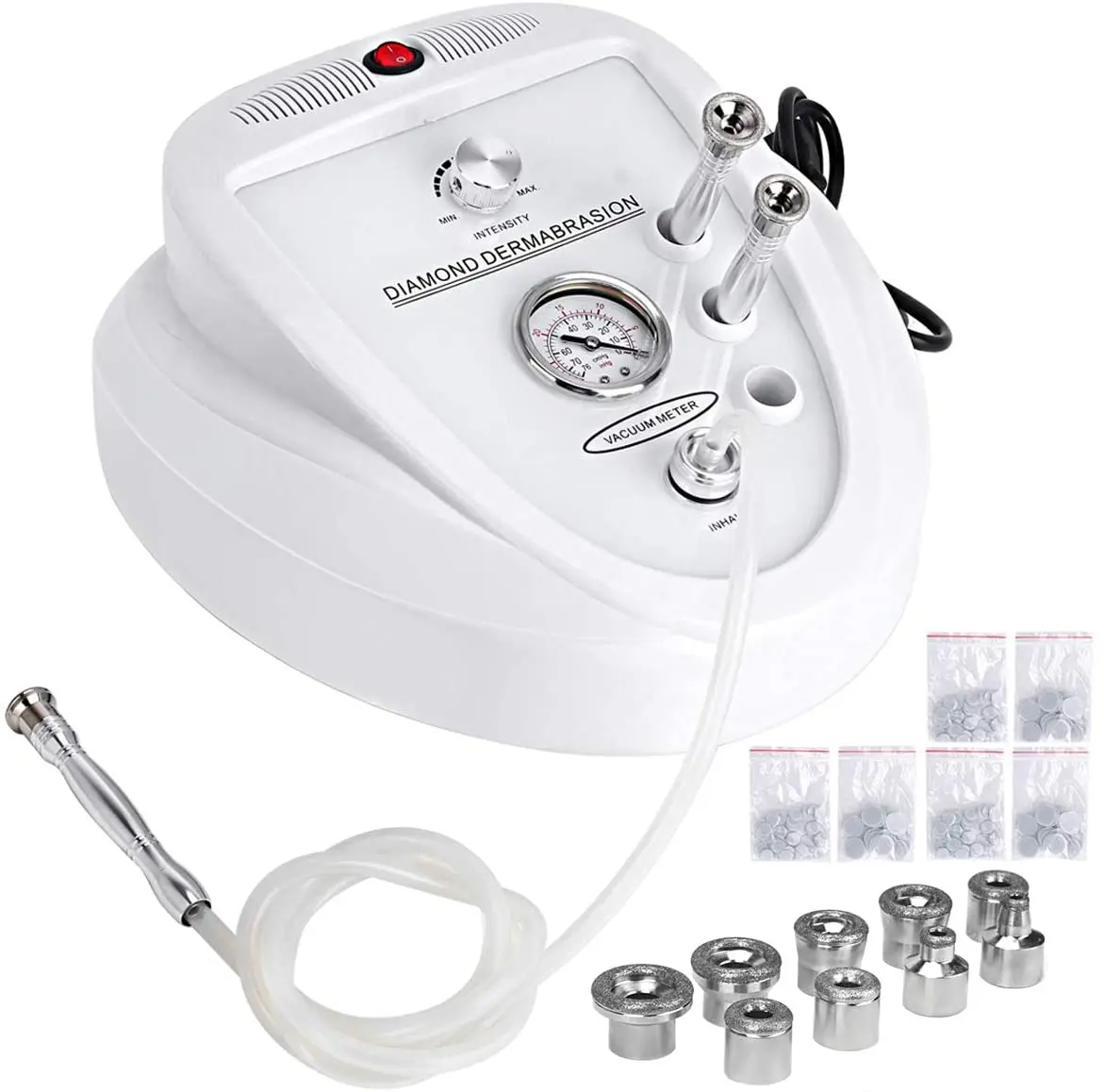 

New Pro Diamond Dermabrasion Microdermabrasion Machine Peel Skin Rejuvenation lifting, White