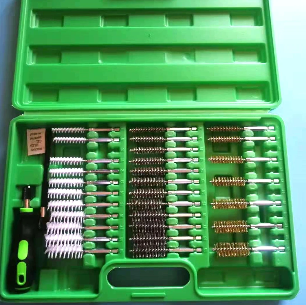 

38pcs Nylon Stainless Steel Wire Brass Brush Wire Tube Clean Engine Wire Tube Cleaning Brush