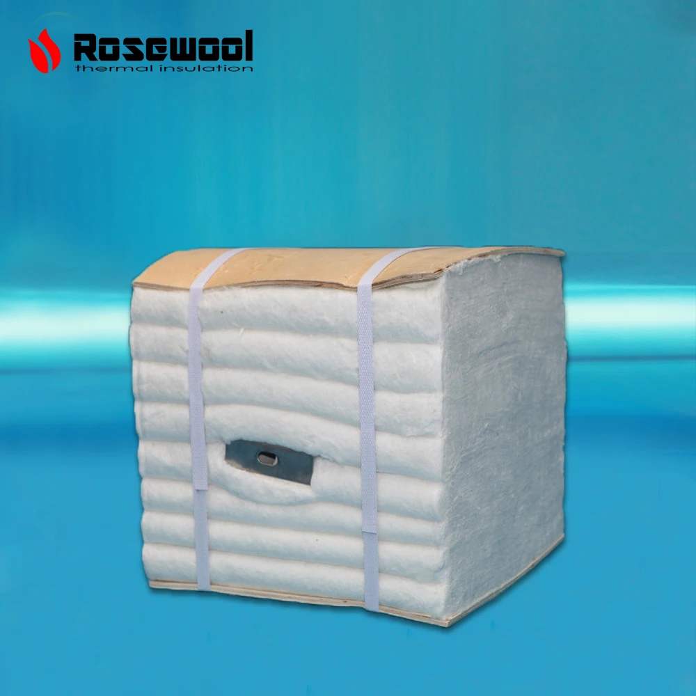 
high tensile strength ceramic fiber heating refractory module with anchor for insulation 