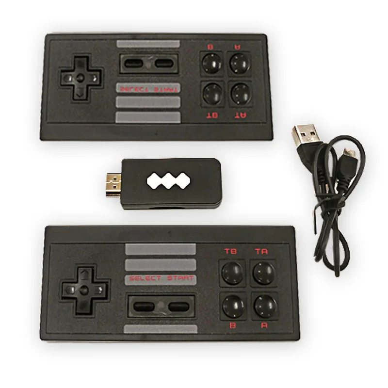 

818 4K Games USB Wireless Console Classic Game Stick Video Game Console 8 Bit Mini Retro Controller HD Output Dual Player