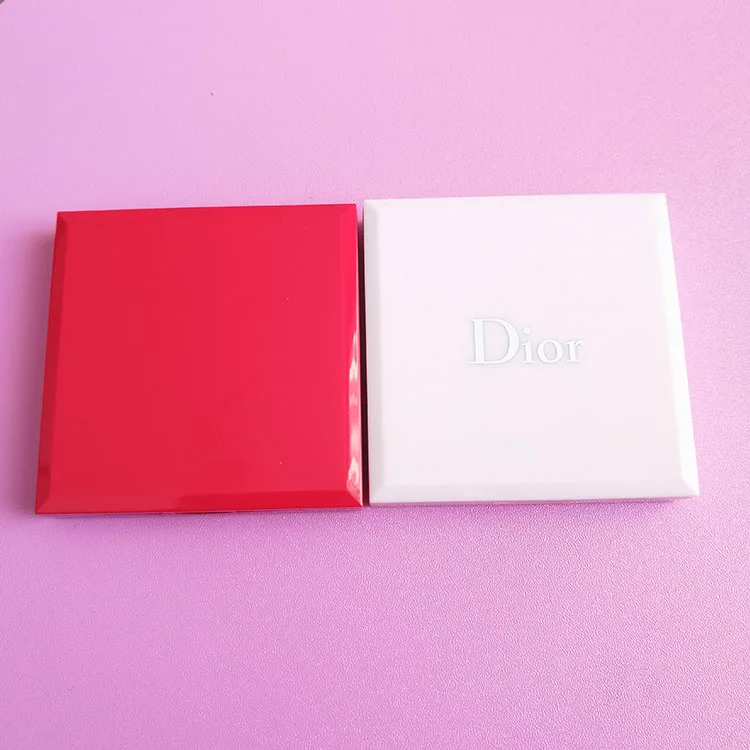 

Wholesale colorful square shaped 6 led compact mirror, Pink ,white ,black