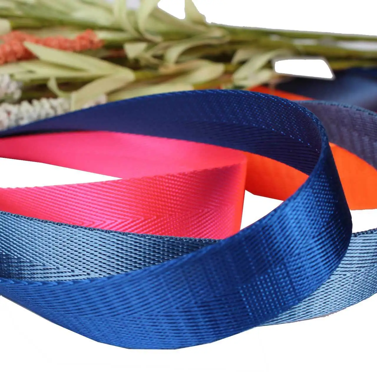 

Wholesale 20/25/32/38/50mm herringbone webbing straps woven webbing polyester nylon webbing for belt custom belt, Balck, brown, accept customized