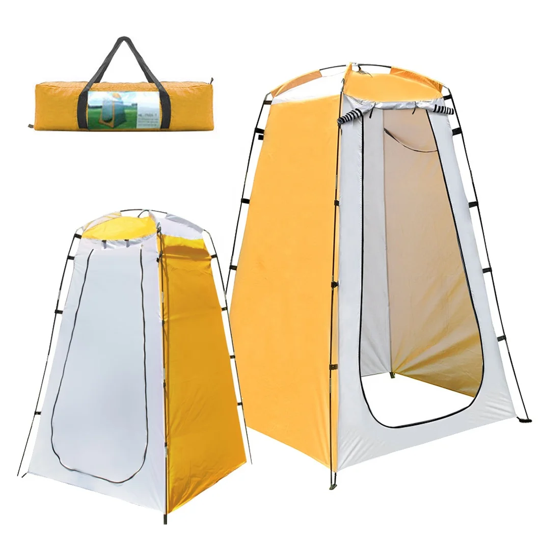 

Easy set up multifunction use portable outdoor shower room camp rain shelter portable pop up privacy toilet tent, Customized color