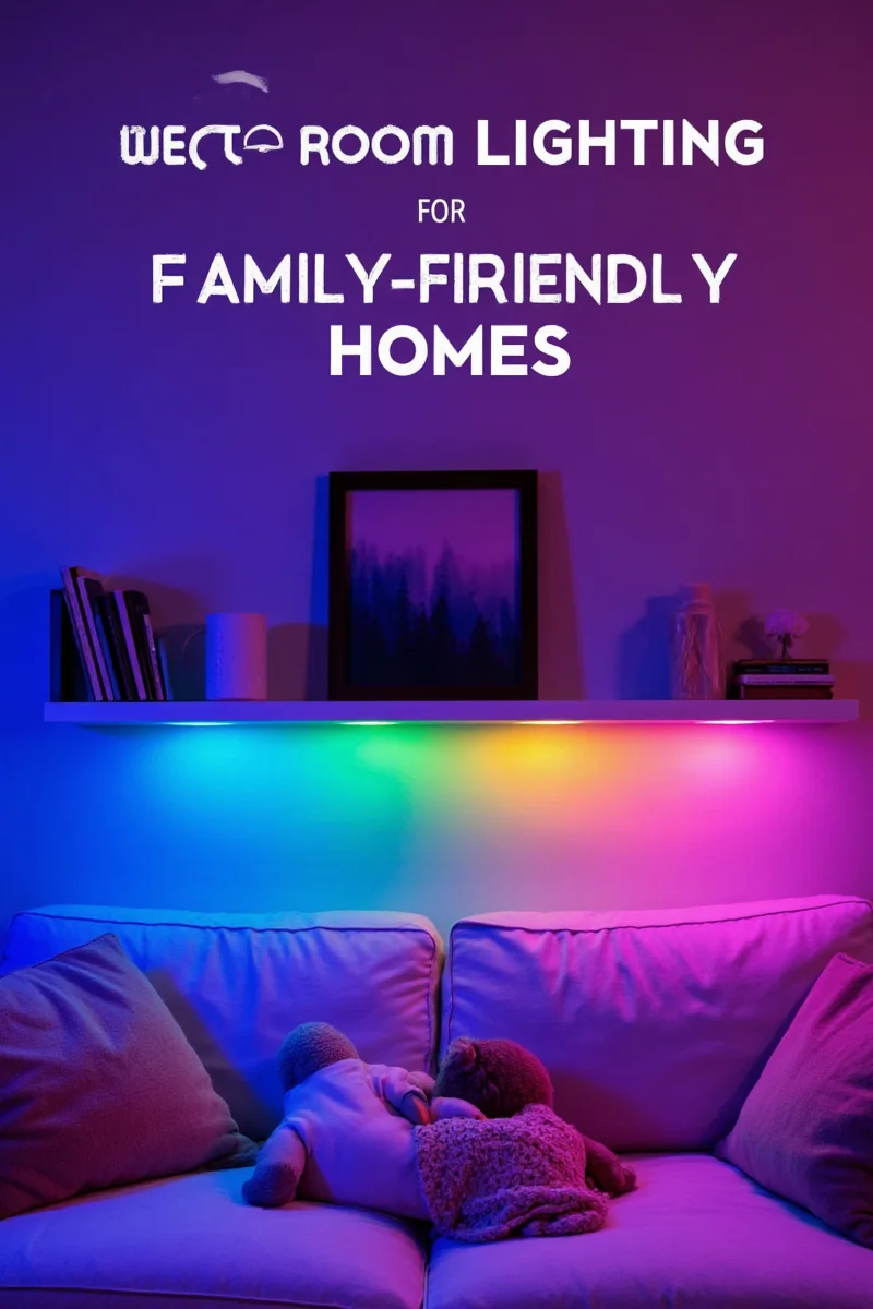 Philips Hue smart bulbs changing color via smartphone