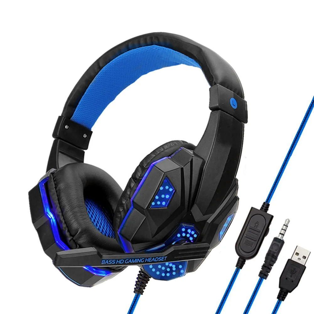 

Gaming Headset for PS4 PC Xbox one Stereo Surround Sound Noise Cancelling Wired Gamer Headphones With Mic auriculares