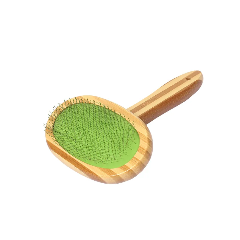 

Cleaning and grooming supplies dog comb Floating comb Stainless steel needle comb, Light green