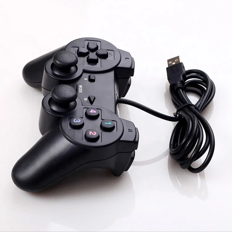 

Wholesale Dualshock 2 Controller for PS2 Built-in-Double Vibration Motors Video Game Consoles with Sensitive Control