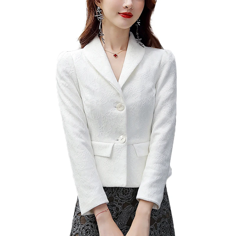 

OEM Slim Fit Blazer for Women Ladies Office Suits Double Breasted Suit Hot Sale Fashion Clothing Custom Cotton Customized