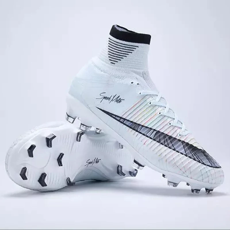 

New design brand logo dream speed superfly soccer shoes outdoor training adult football boots FG soccer cleats factory wholesale