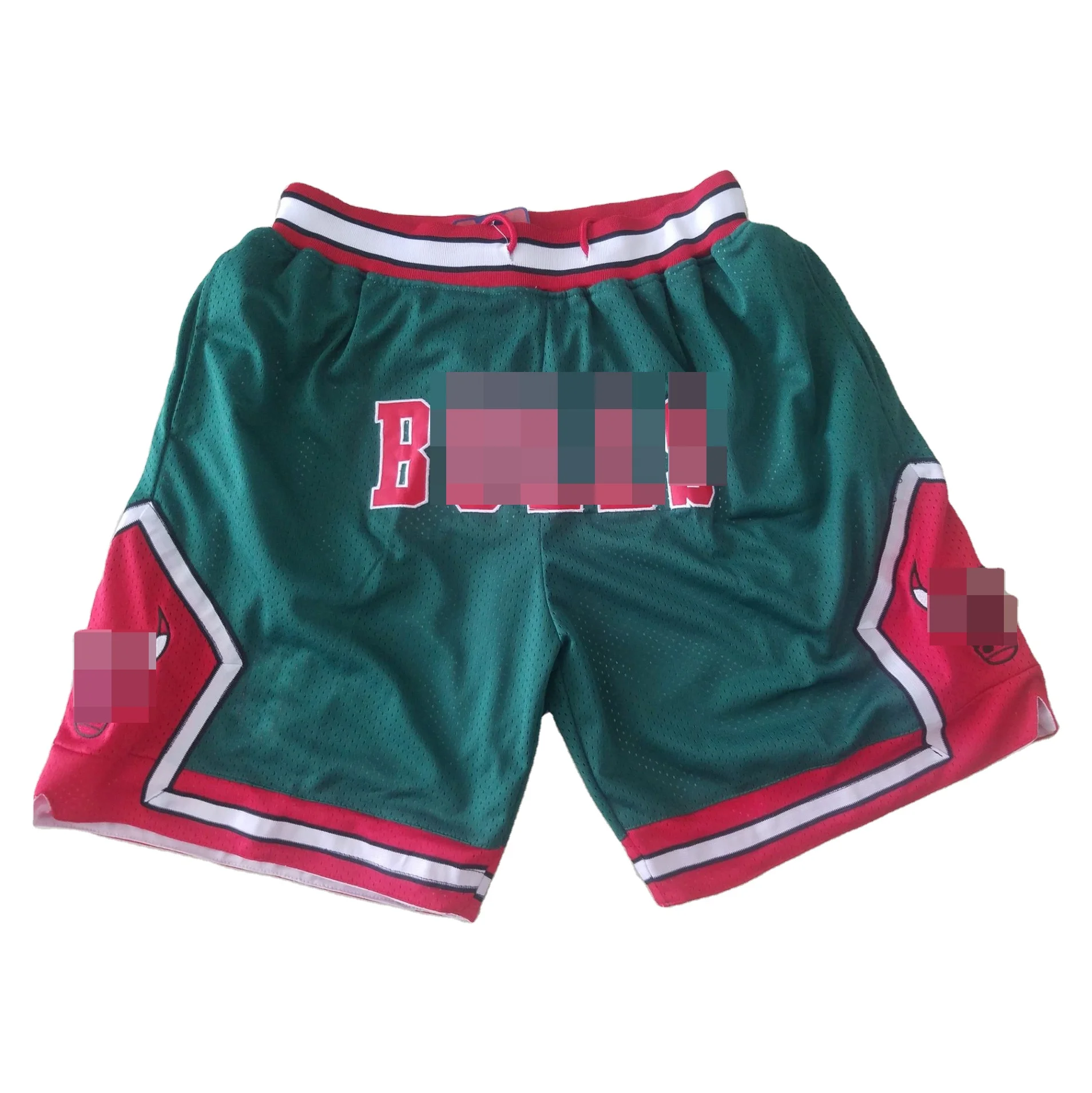 

Latest fashion fall mens just shorts embroidery basketball shorts green bulls shorts