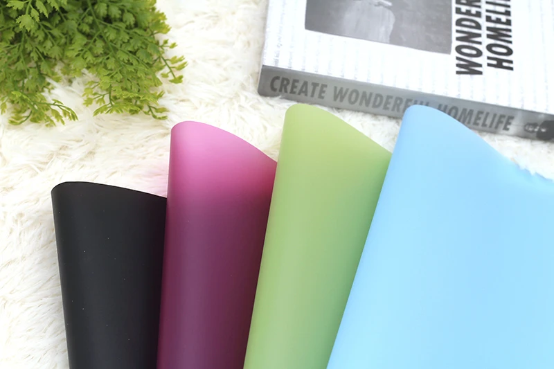 
Wholesale Korean Pure Color Waterproof OPP Gift Wrapping Paper Roll For Birthday, Flower 