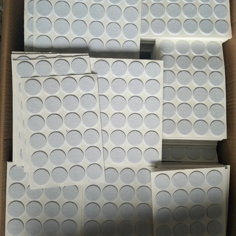 factory supply customized size felt pad 1/4