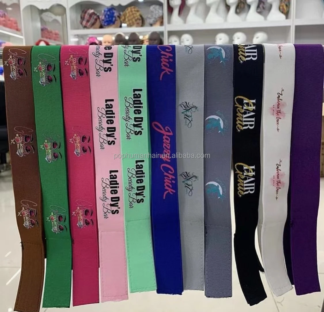 

Wholesale Custom Lond For Wigs Adjustable Elastic Melt Belt Band For Wig Elastic Headbands Making Wig Hair stand Lace Net Sewing