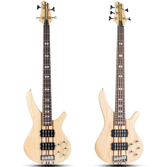 

China factory popular high quality Bullfighter wholesaleMusical Instruments electric bass guitar 4 5 string guitar electric, Natural