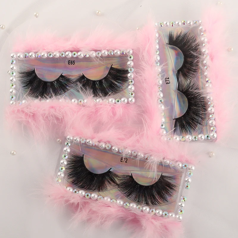 

Wholesale Private Label Popular Gorgeous 25mm 3D Real Mink Eyelash, Natural black