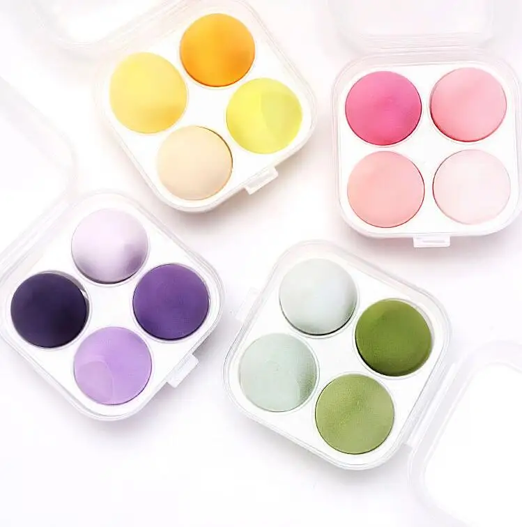 

Hot style skin soft powder makeup sponge puff wholesale latex free beauty egg portable blender, 10
