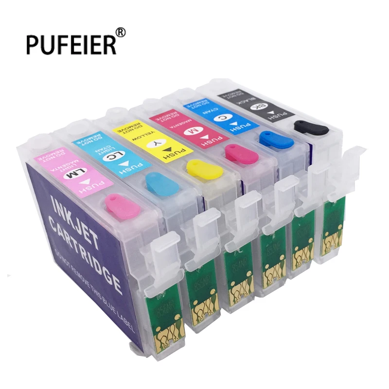 

T0801-T0806 Empty Refillable Ink Cartridge With Reset Chip For Epson P50 PX820FWD PX830FWD R265 R360 R285 RX585 RX685 RX560 CISS