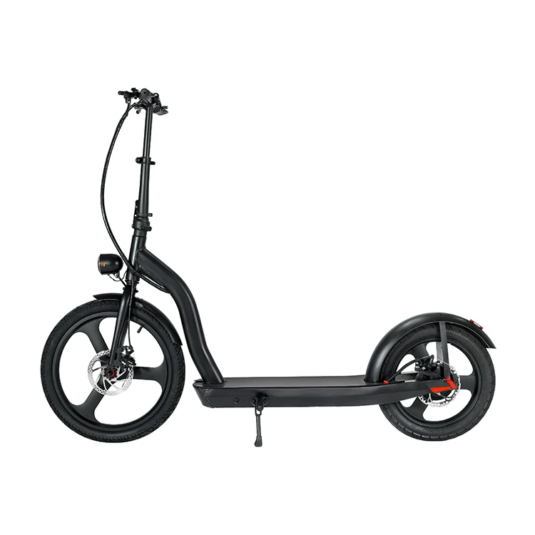 

MK9S 350W Electric Scooter with Width Pedal 16 Inch Scooter Electric Folding Adult Electric Bike, Black