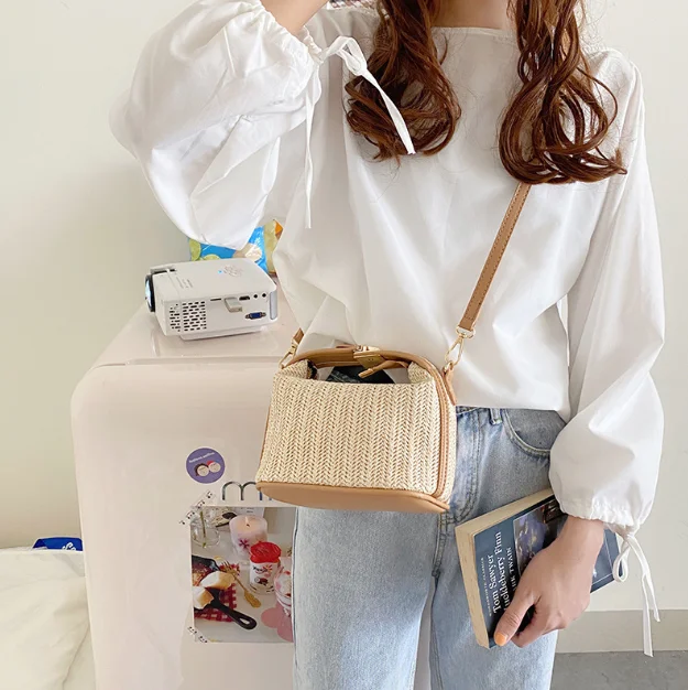 

Summer Ratten Beach Bags Women Ratten Bags Bail Woven