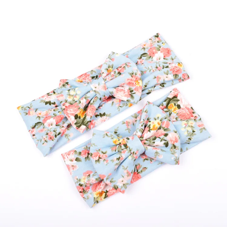 
Baby Hairband Girl Elastic Hair Accessories Headbands (8 Pack Solid Bunny Ears) 