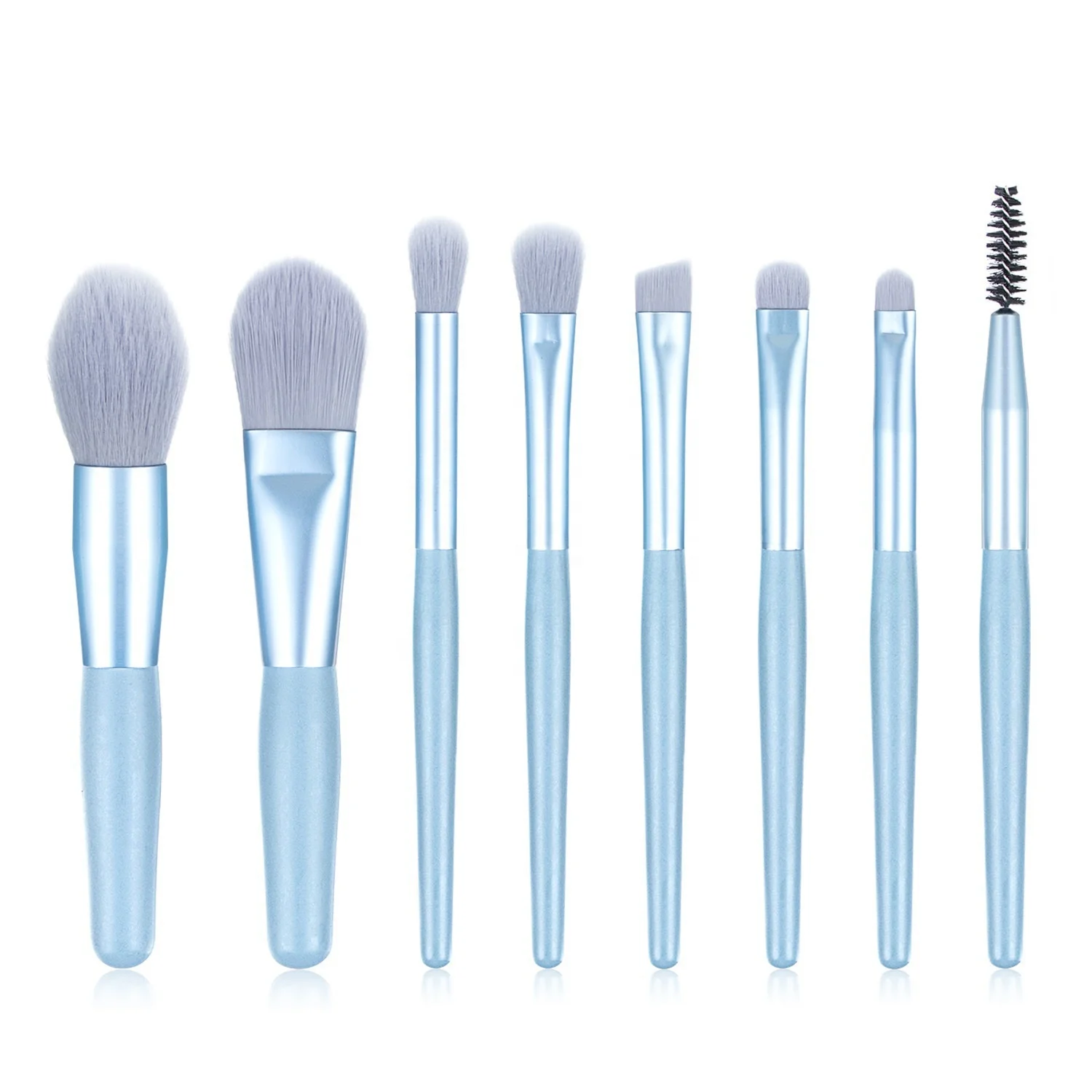 

8pcs Professional Eye Makeup Brushes For Eyebrow Eyeliner Set