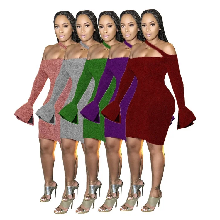 

High quality 2021 spring new product temperament women's pure color stitching skirt, 5 colors