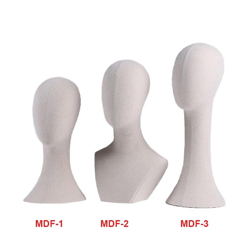 

Wholesale 100% Canvas Block Head Mannequin Head Wig Display Styling Head