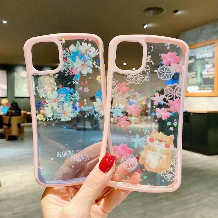 

Luxury Style Custom Hard Acrylic Shockproof Transparent Protection Color Glue Printing Phone Cover Case For Iphone 12 Pro Max