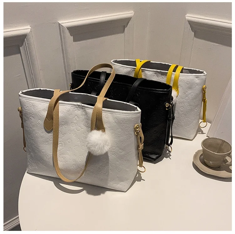 

New Design Custom Bucket Bag Underarm Bag Women Handbags Bucket Shoulder Bag In Stock, Black, yellow, khaki