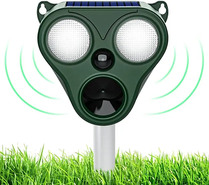 

High effective outdoor pigeon control sun powered monkey wild animal repellant ultrasonic dog repeller cat repellent