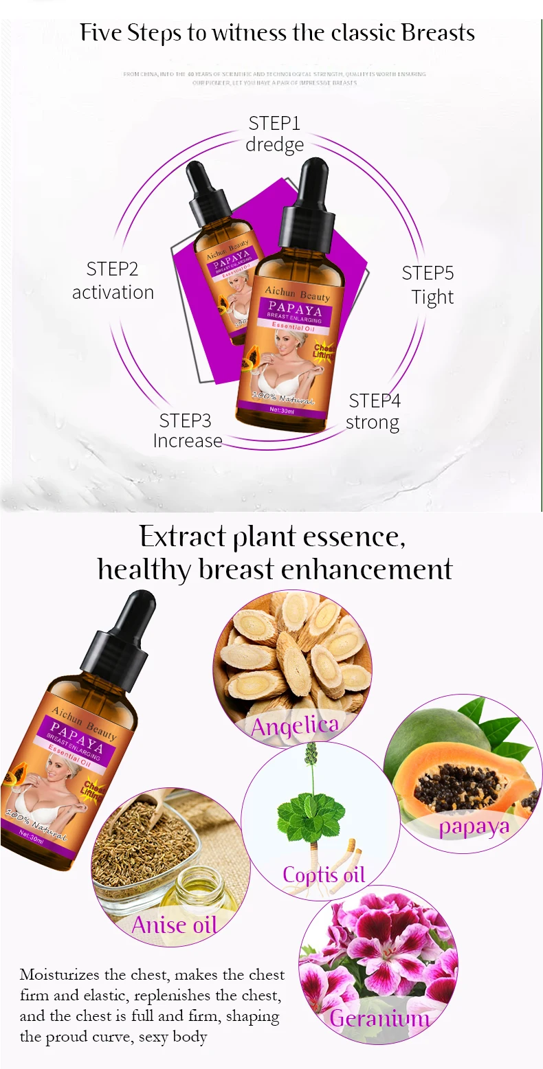 Aichun Beauty Natural Papaya Effective Lifting Up Firming Massage