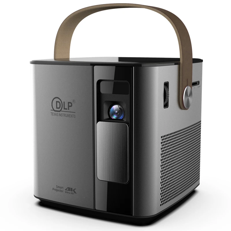 

2021 New Full HD 180 Lumens DLP Android Smart Mini Projector with touch area for Home Theater Use
