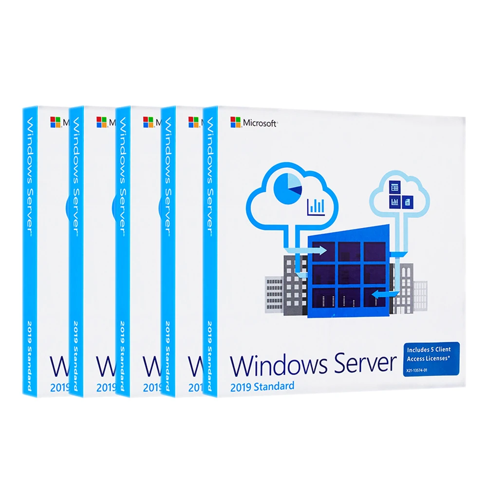 

Microsoft Windows Server 2019 Standard DVD Full Package English Version Win Server 2019