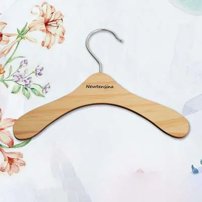 

Wholesale Pet Hangers For Dog Clothes Racks Solid Wood Cloth Hanger, Wood color